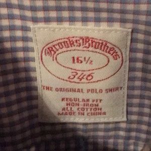 Short Sleeved Button Down Brooks Brothers Shirt